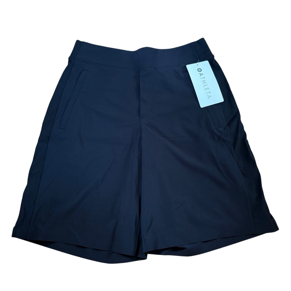 New Athleta Black Brooklyn Bermuda Shorts Size 4